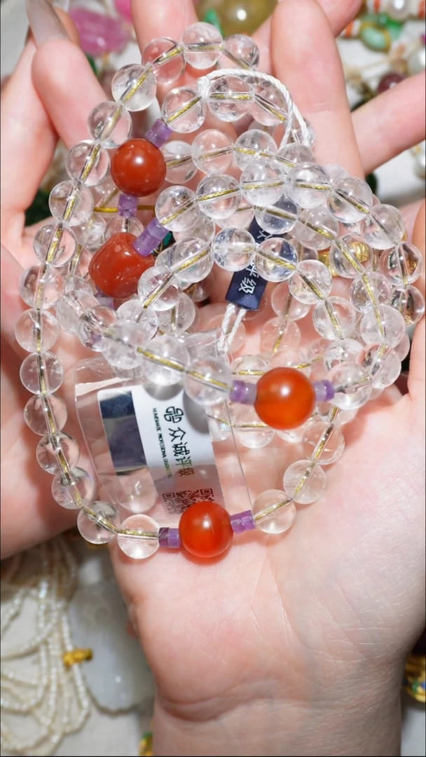 项链未镶嵌水晶云**步水晶项链