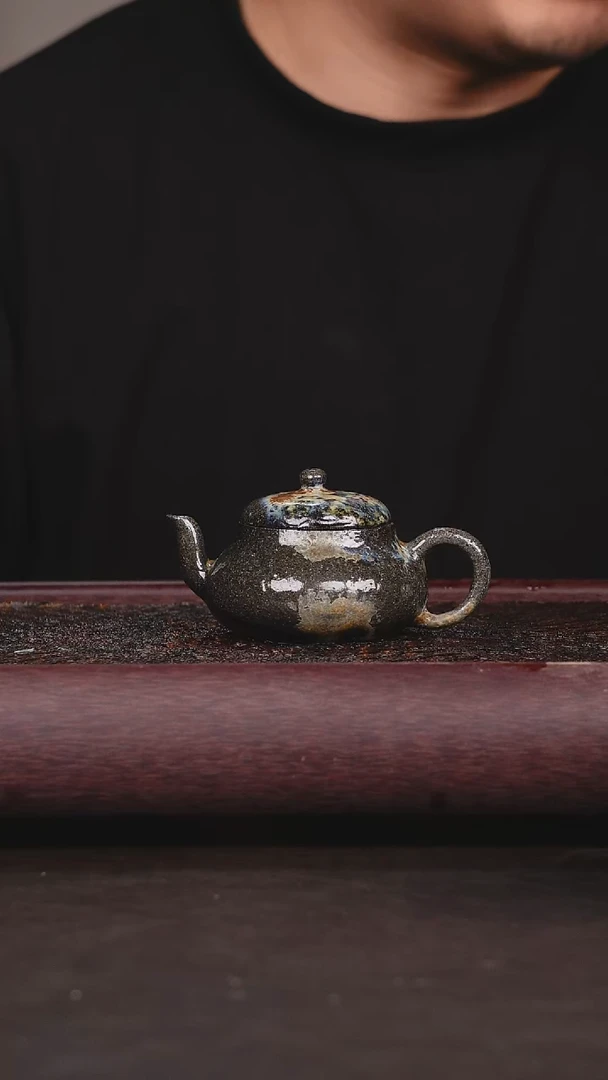 茶壶紫砂柴烧 微瑕窑宝