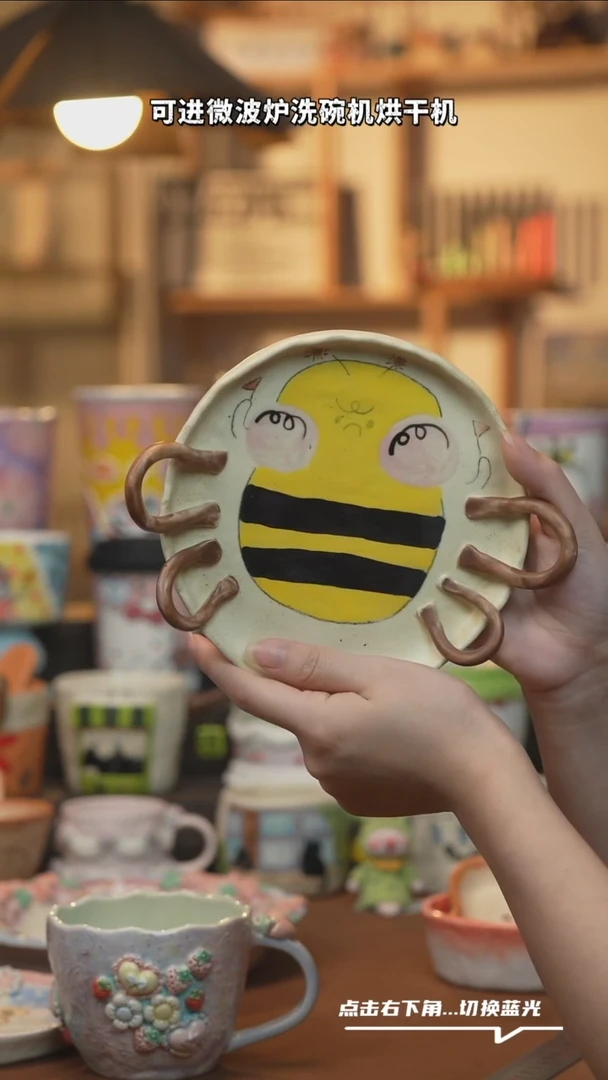 摆件A018设计师原创手绘陶瓷