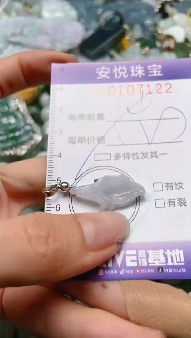 【闪购商品】翡翠颈饰未镶嵌闪购0107122多样性发其一