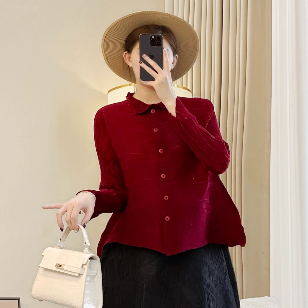 2026新款复古肌理感休闲外套女时尚洋气减龄上衣S4145