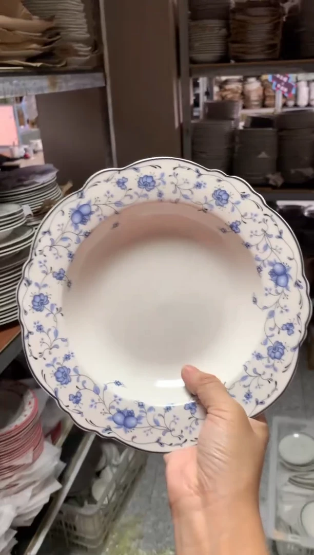 瓷陶瓷原单CC092餐具5个