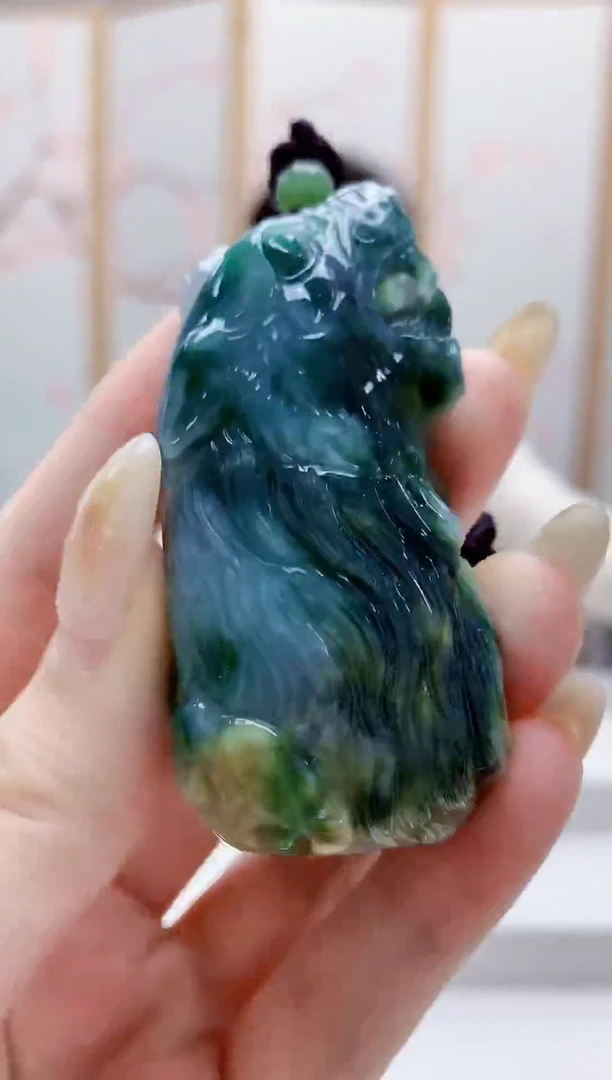 未镶嵌定制翡翠5160jw-毛货挂件42