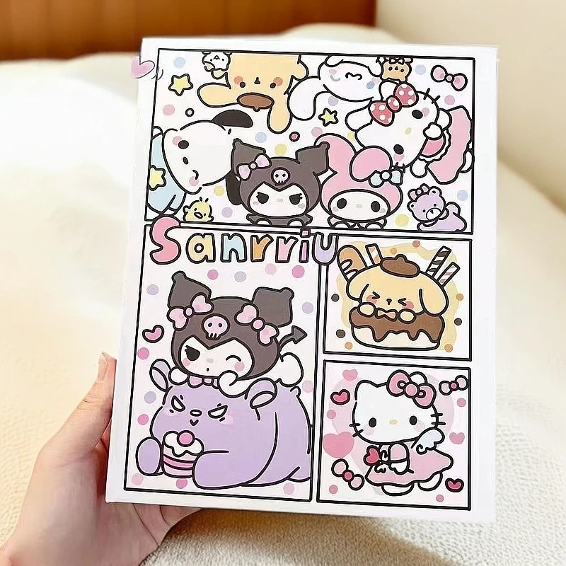 三丽鸥大家族卡册ins高颜值插页四宫格A5绝美超硬外壳小卡收纳册