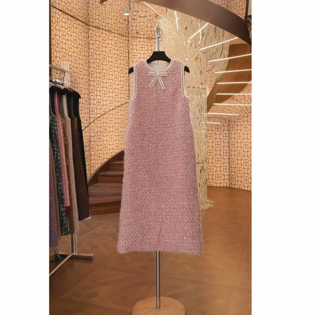 【宠粉价】秋冬新款无袖显瘦国风时尚宽松连衣裙W-A1609