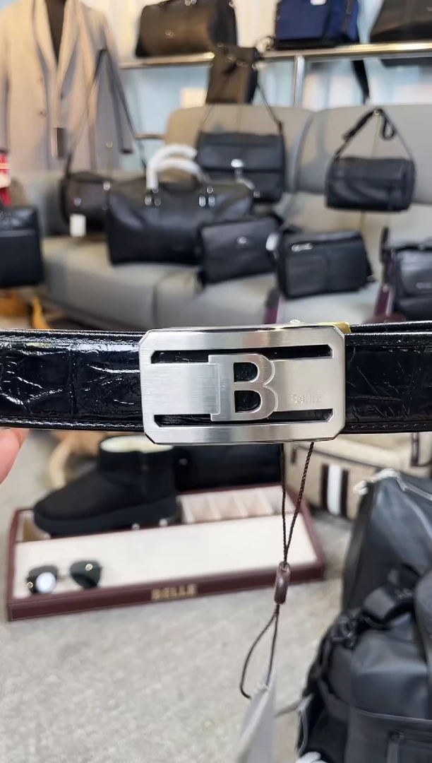 鳄鱼皮（革）韩爵绅士包包皮具122/长度110