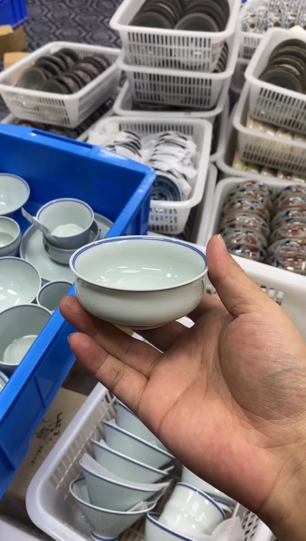陶瓷景德陶瓷茶具容量约50 60