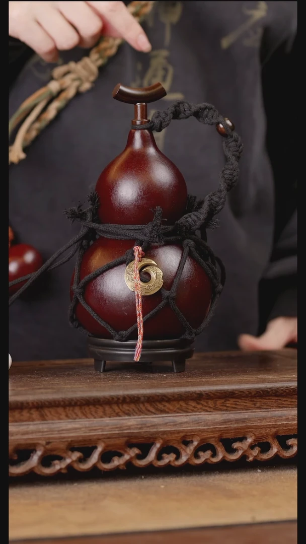 42号精品天然大漆酒葫芦一物一拍~