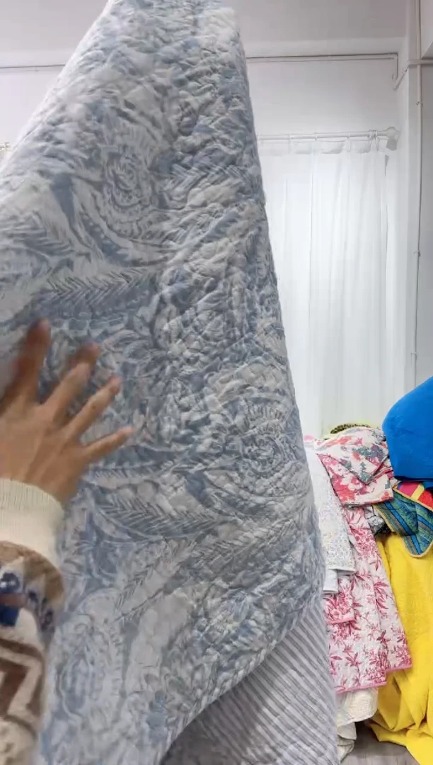 棉200*230纯棉床盖63号微瑕