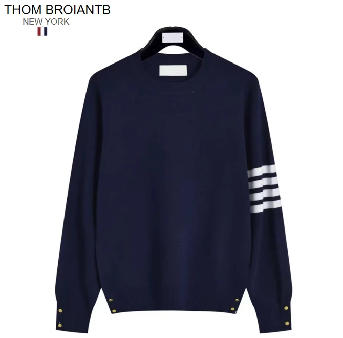 THOM BROIANTB【官方正品】汤姆布郎TB套头圆领四条杠毛衣