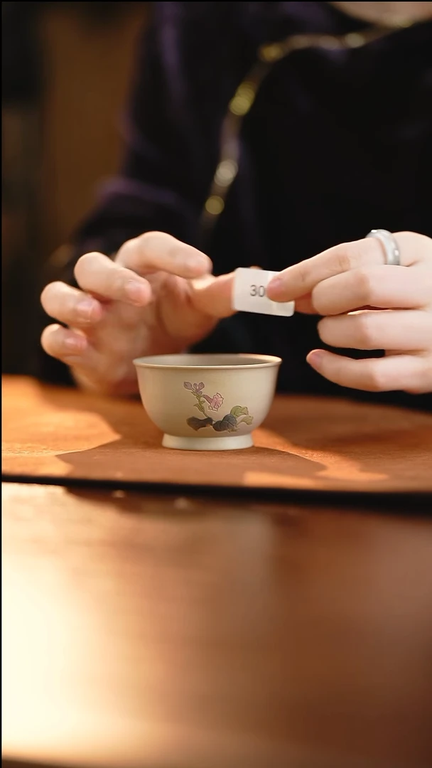 雲梦茶器紫陶茶杯3056