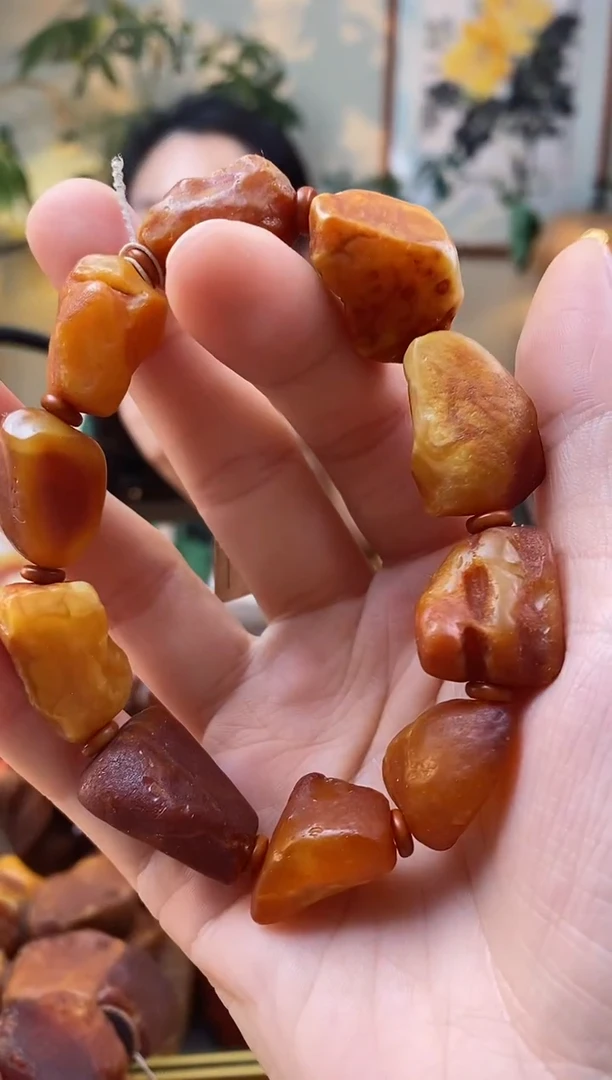 【闪购商品】琥珀手串未镶嵌手串