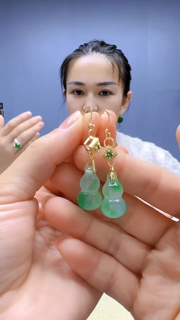 颈饰14K金镶嵌翡翠随昔diy颈饰