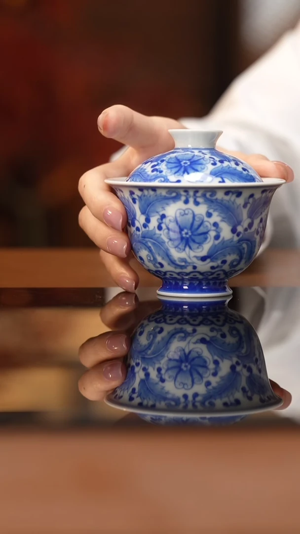 杯❄****️看山柴窑青花看山柴窑青花