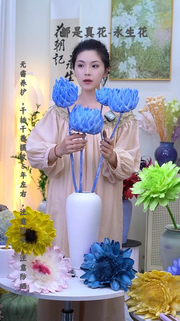 永生洋蓟天蓝4头862