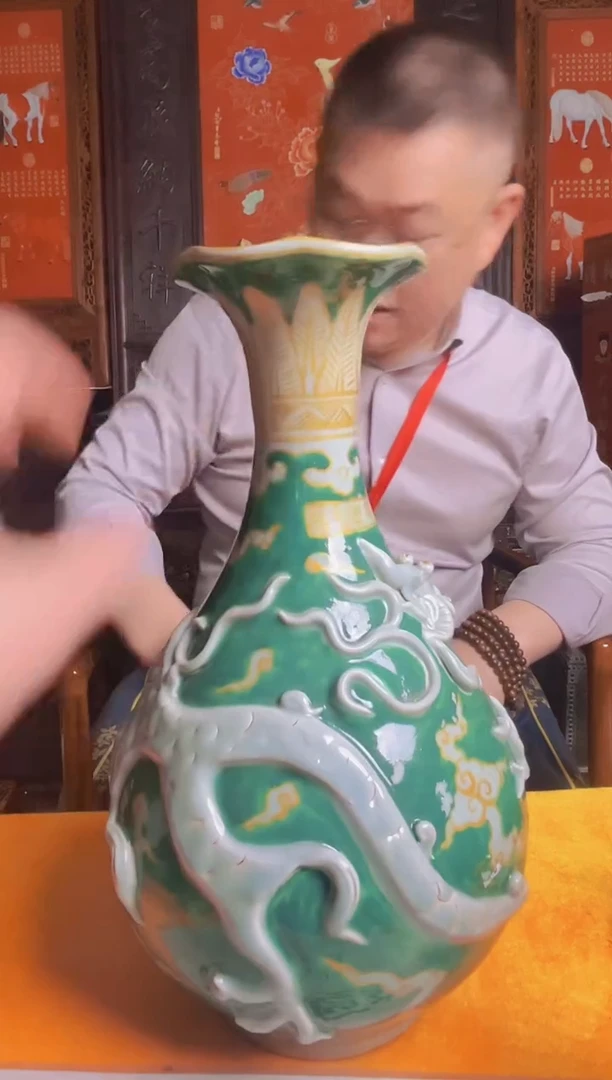 摆件陶瓷景德镇现代陶瓷流水76 带防伪标