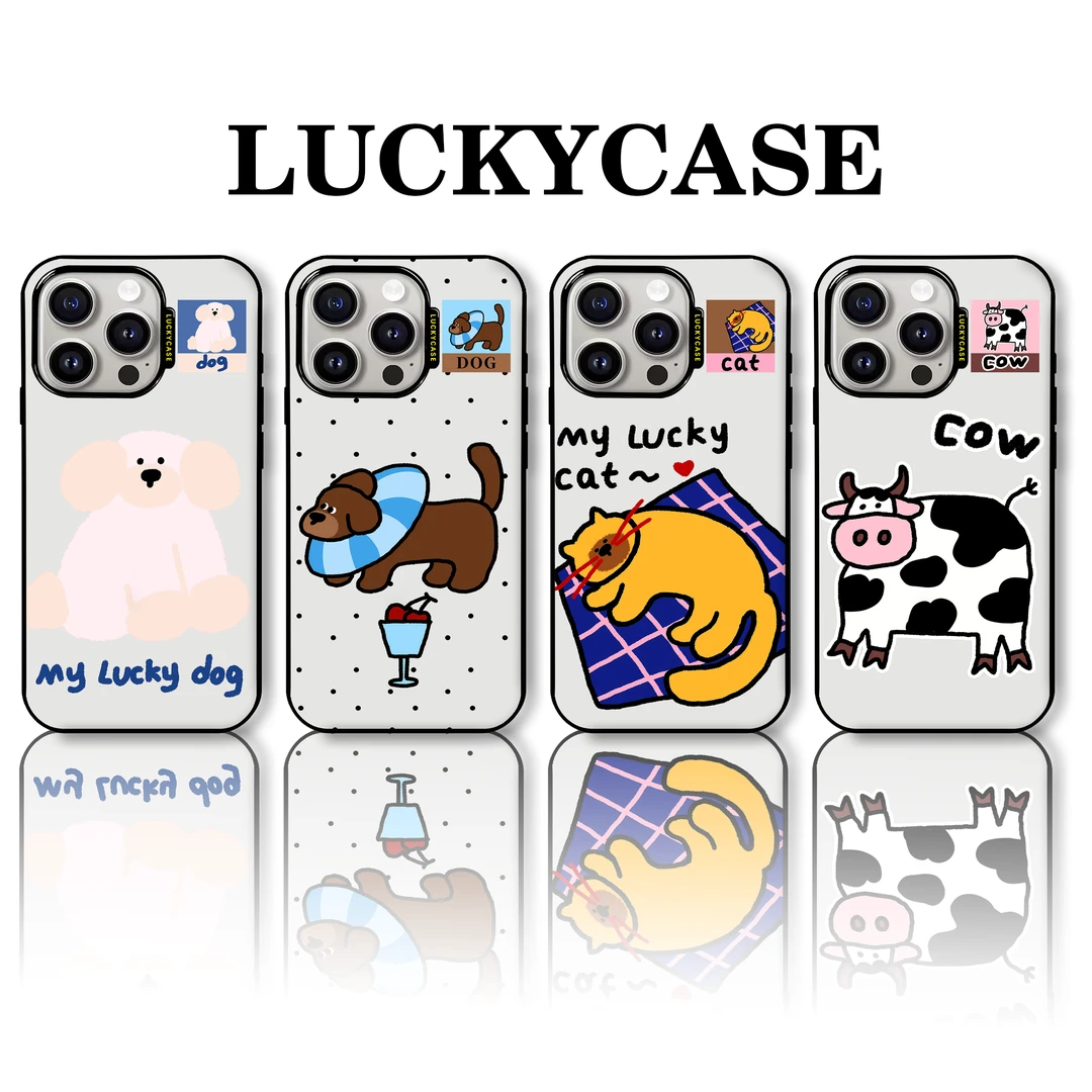 Lucky Case 原创〖卡通系列〗适用苹果iPhone13-16Promax个性防摔