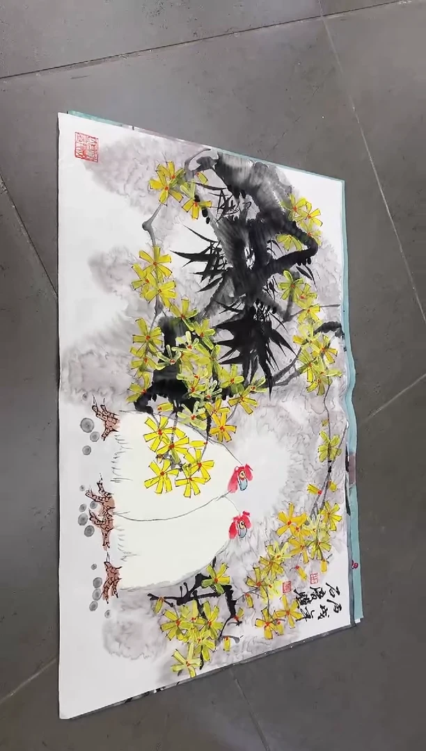 绘画韩江书画-石老师
