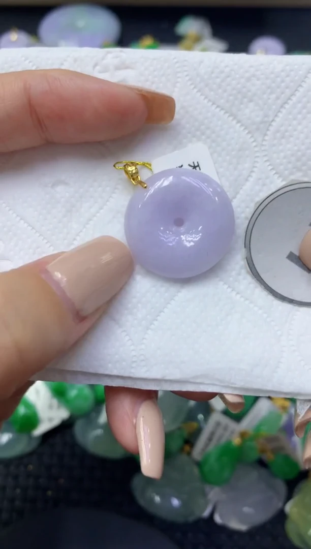 颈饰未镶嵌翡翠天然缅甸翡翠A货