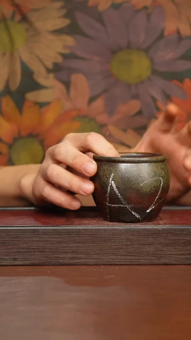 茶杯紫砂柴烧主人杯A2