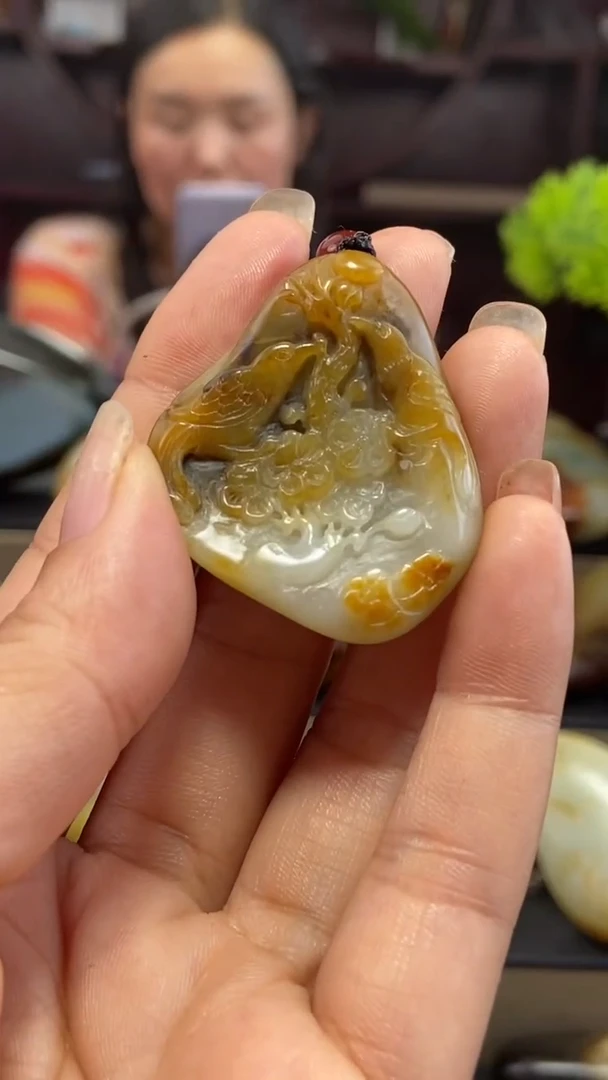 和田玉未镶嵌挂件热****生和田玉吊坠挂件精美