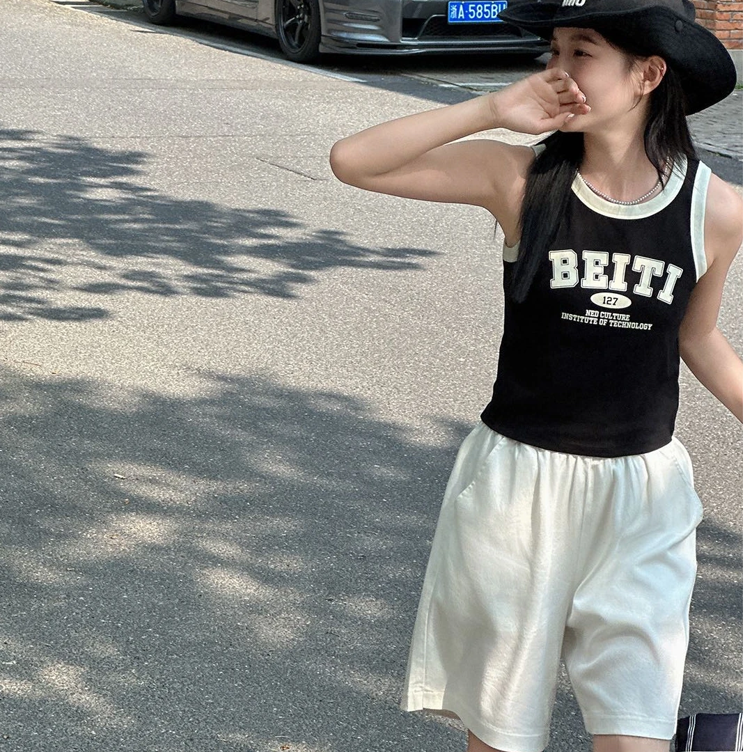 95051高端专享天花板夏款短裤白色（B)