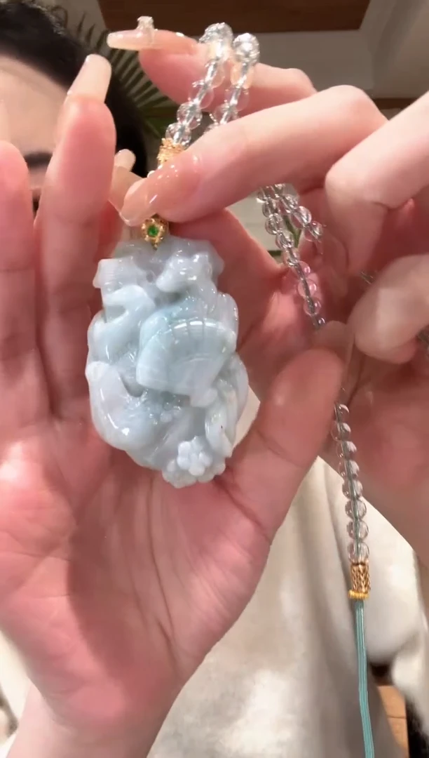 【闪购商品】翡翠颈饰未镶嵌国风