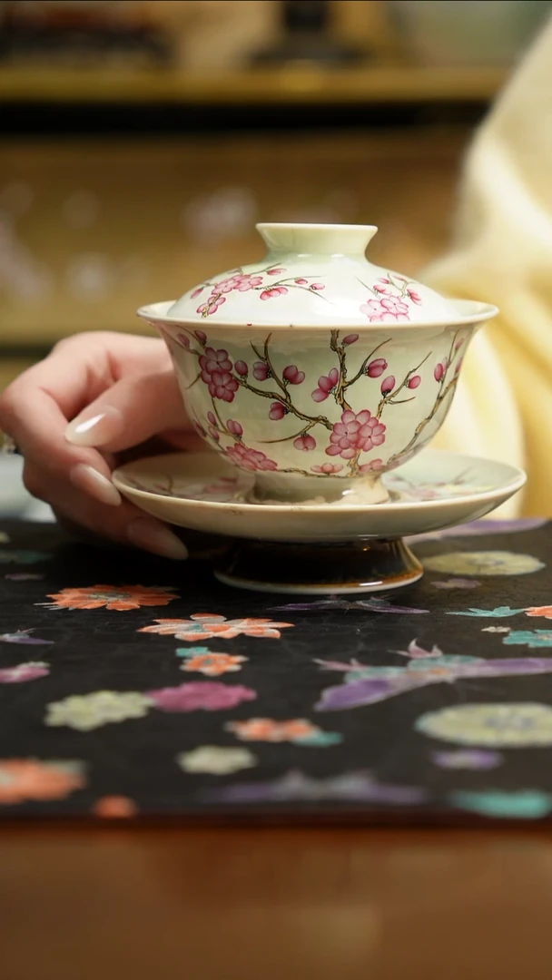 杯景德镇陶瓷杯碗柴烧多人