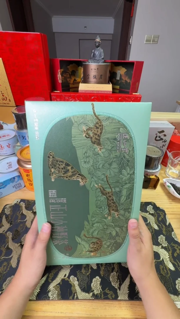 水晶玻璃吸管款野茶礼盒100g