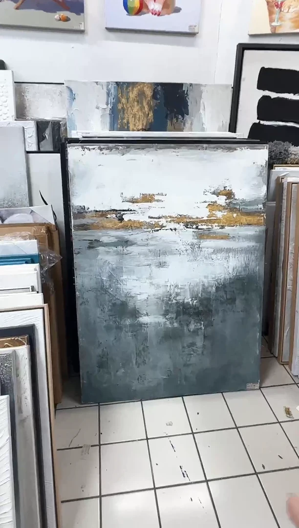 168现代艺术装饰画油画90cm*120cm
