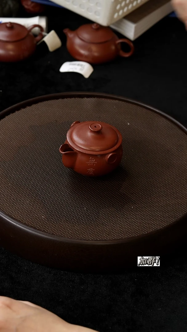 茶壶紫砂JS711215南山紫泥手抓150c