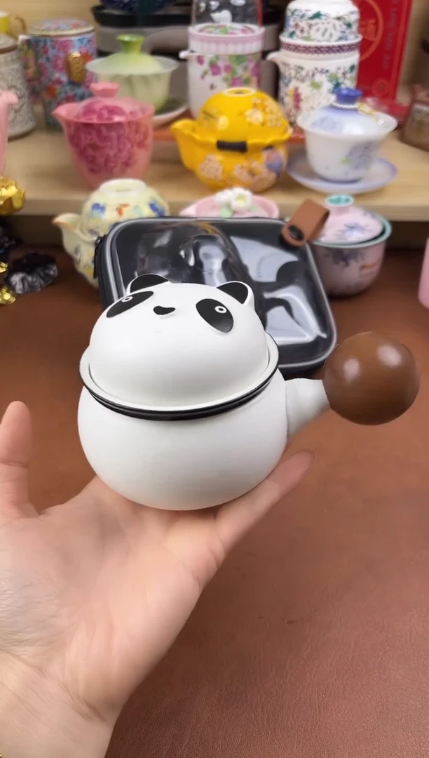 陶陶瓷茶具摆件旅行套组