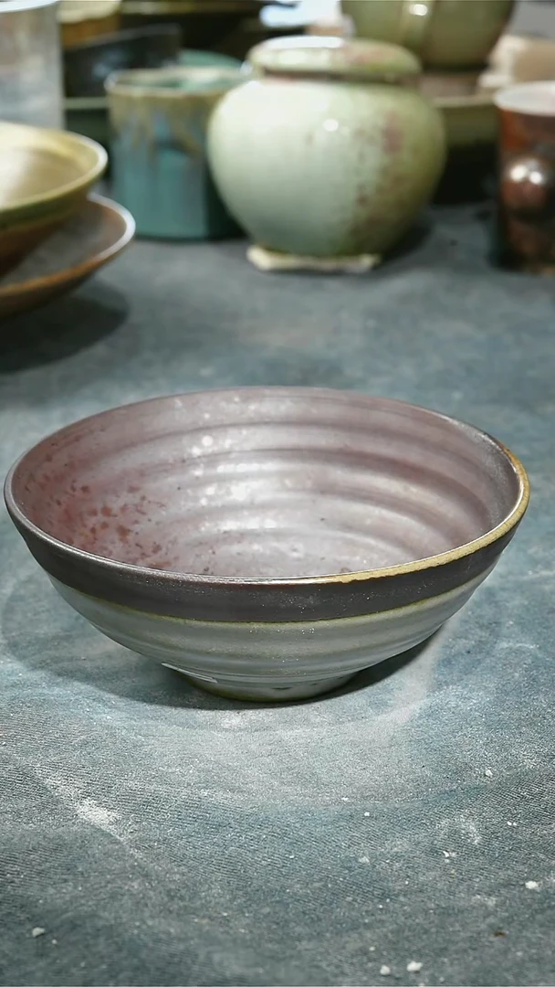 【闪购商品】碗浪鬼柴烧釉绘柴烧 杯