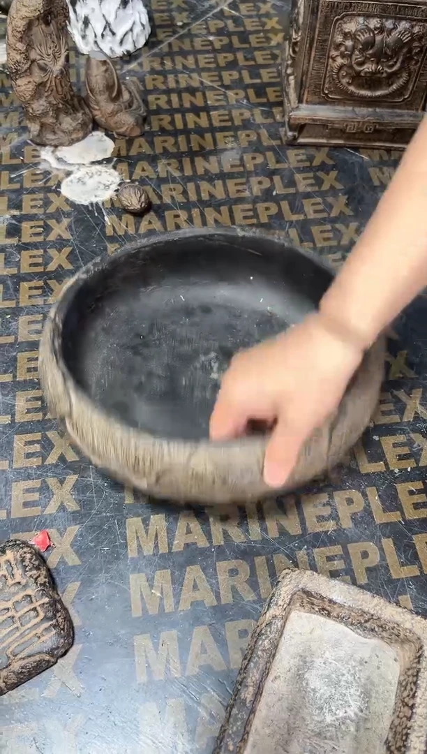 陶土【火山泥】荷韵盆