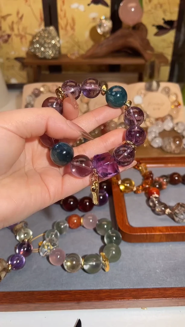 水晶摆件未镶嵌原创diy设计