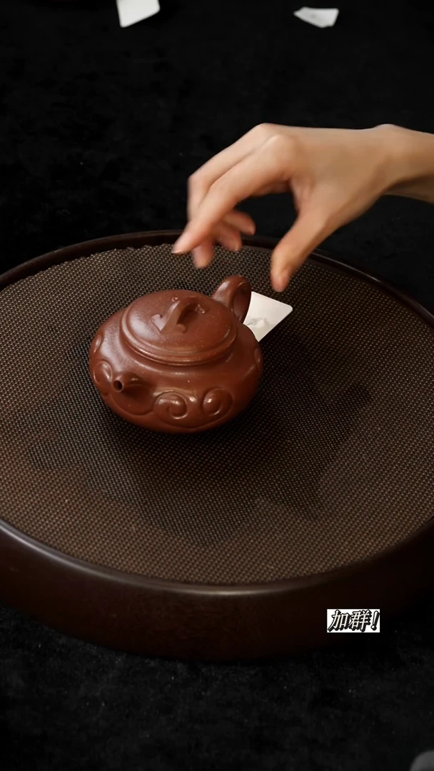 茶壶紫砂WJ912343桃花泥仿古如意200c