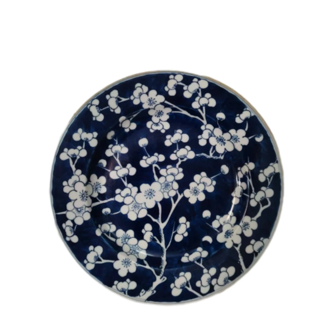 清 清中期 青花赏盘