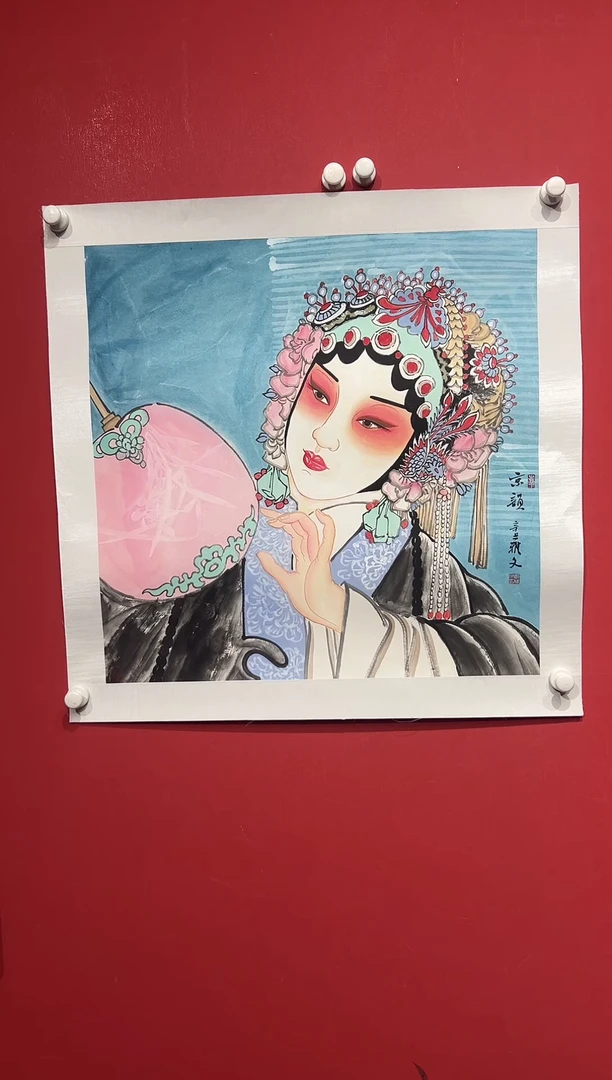 国画郑雅文-4平尺-国画