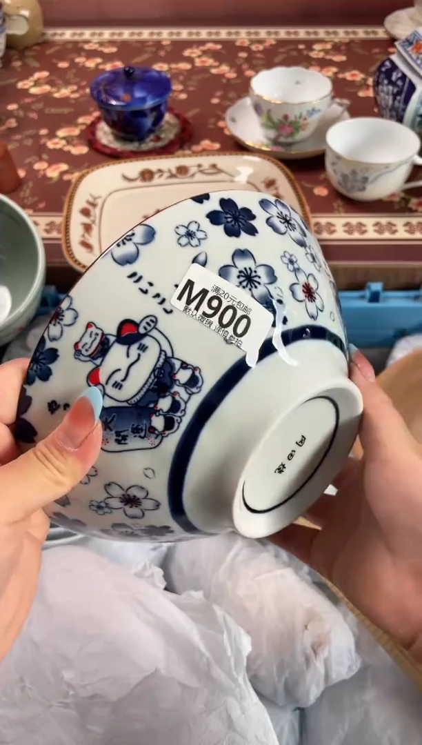 瓷片松****雪瓷器瓷器M900