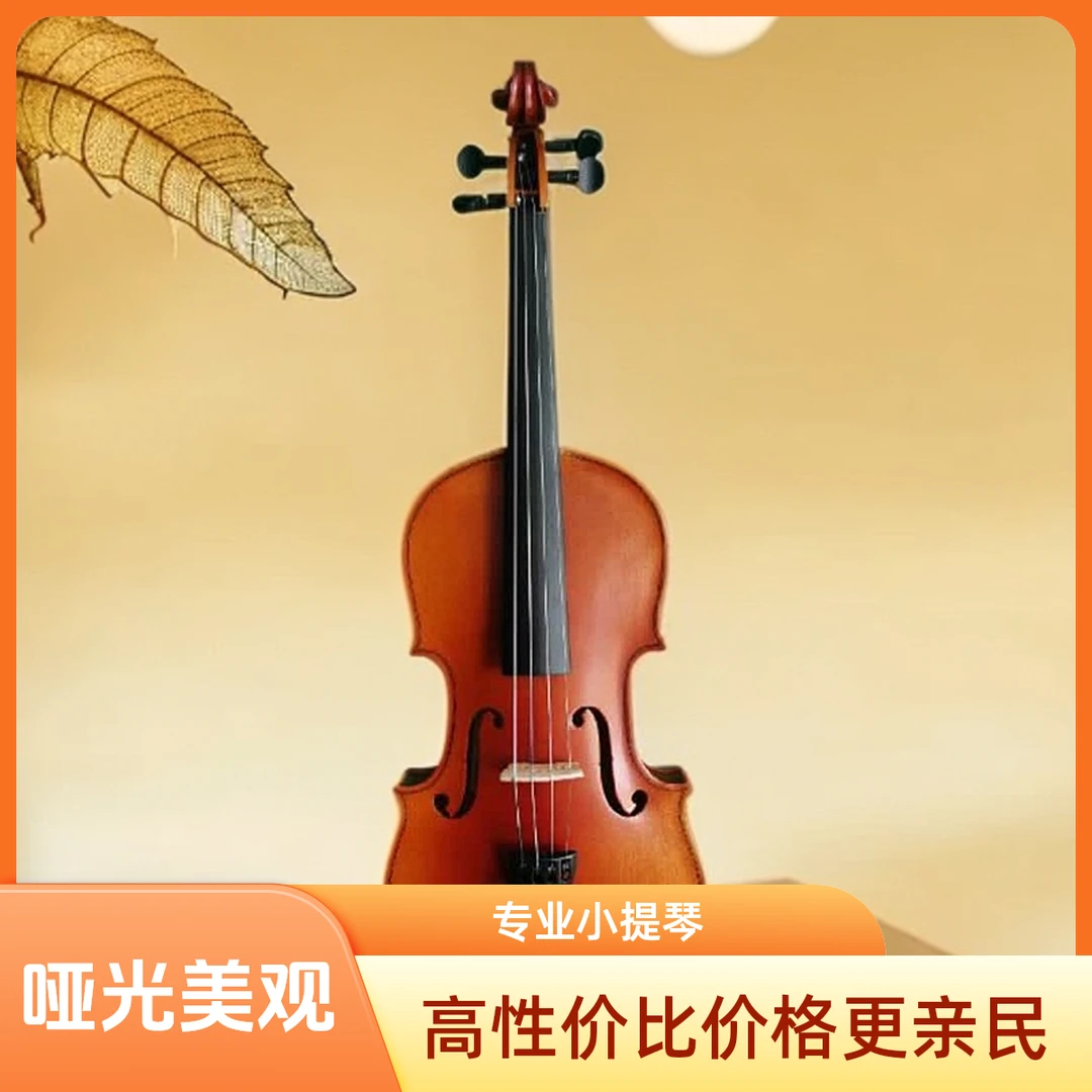 Kapok/红棉V130专业级小提琴实木手工哑光小提琴成人初学考级演奏