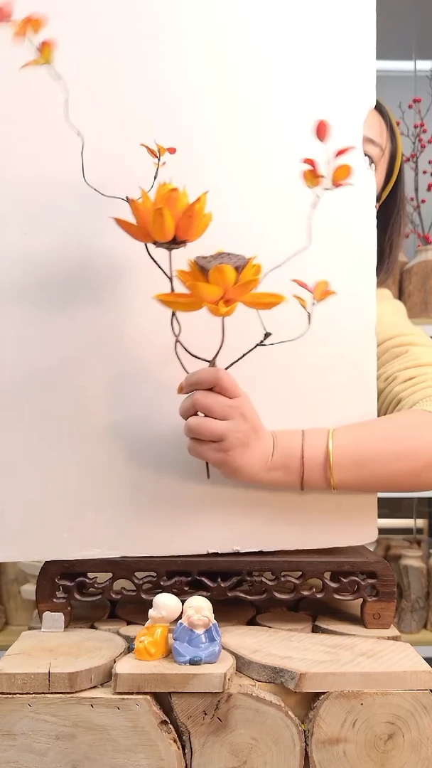 木实木花瓶自然开裂花瓶摆件