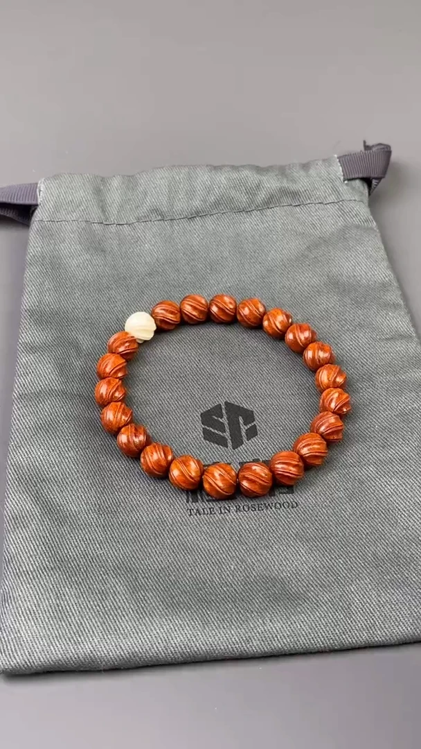 【闪购商品】檀香紫檀（小叶紫檀）手串/手链印度小叶紫檀 扭珠9x9