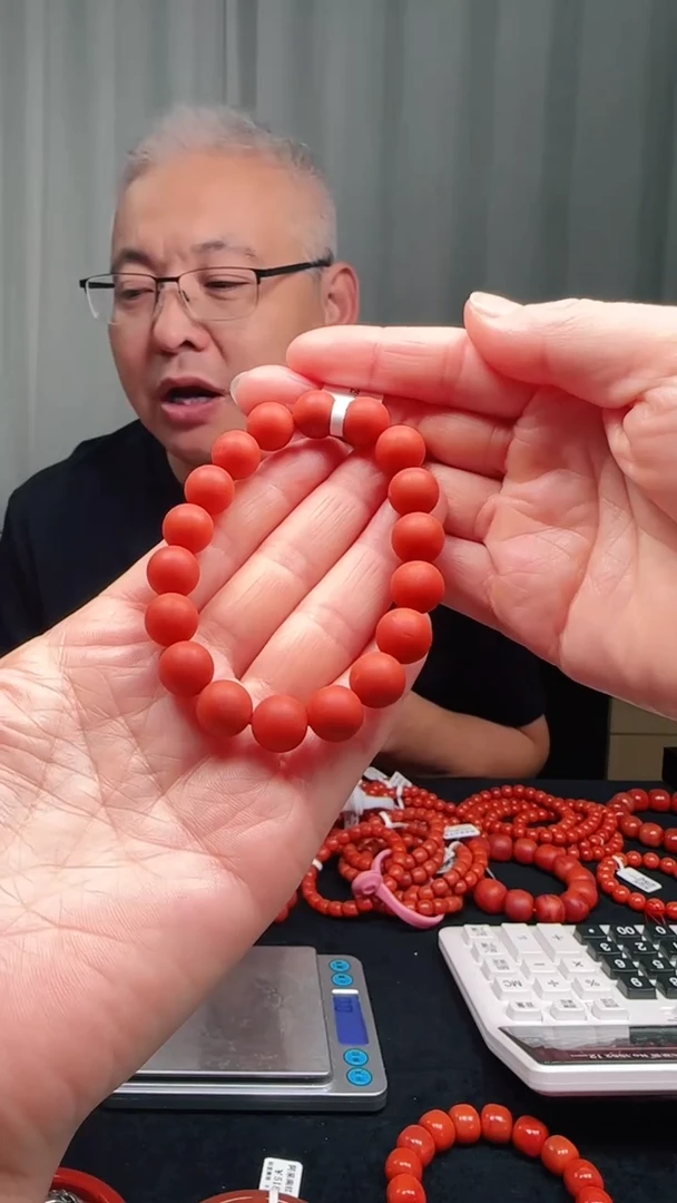 未镶嵌多样性发一件南红玛瑙【收藏级】10-11mm阿东寨哑光圆珠单圈