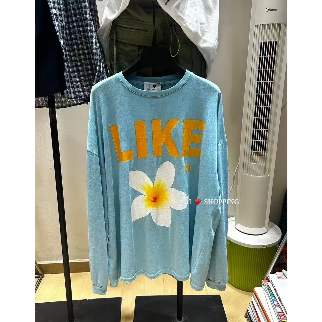 【蜜爷家】鸡蛋花天蓝防晒衫383#