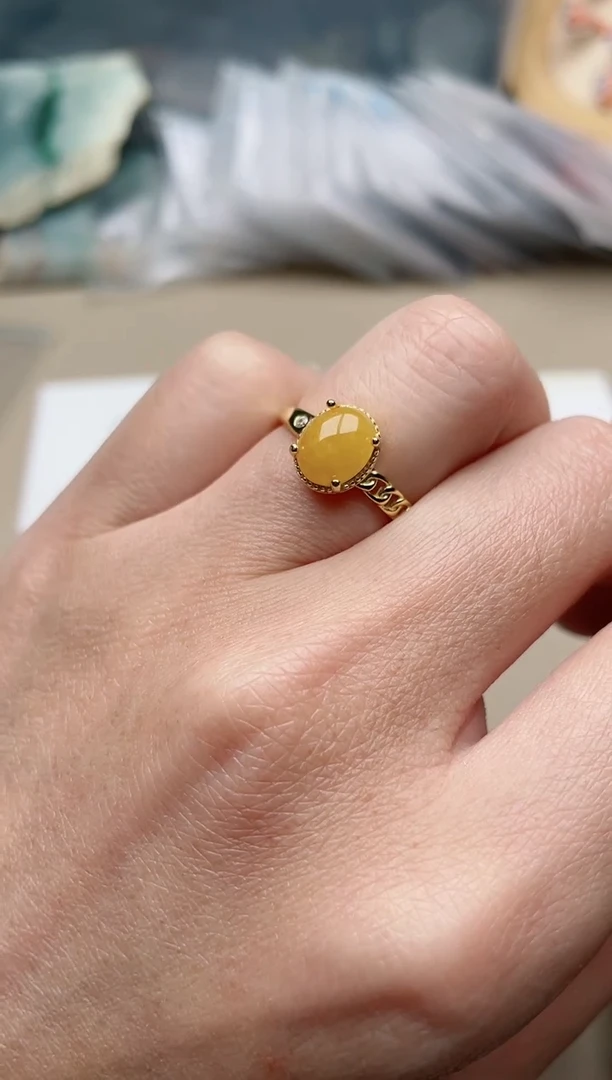 【闪购商品】翡翠戒指银S925镶嵌1000000018