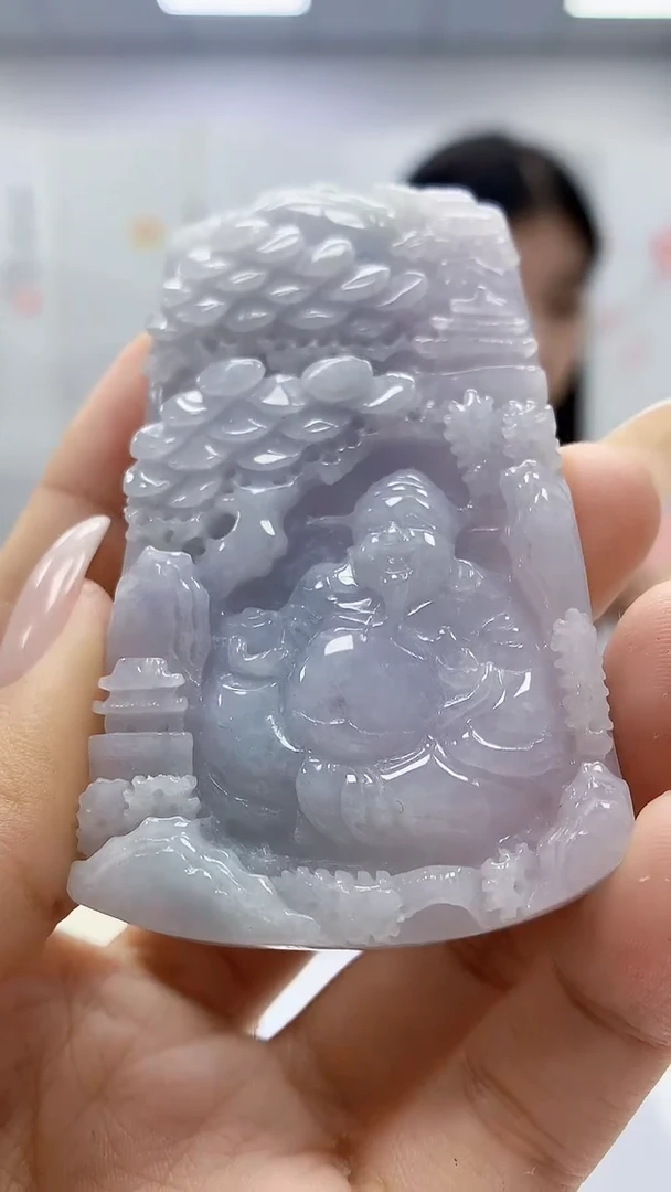 未镶嵌定制翡翠4812ty-毛货挂件28