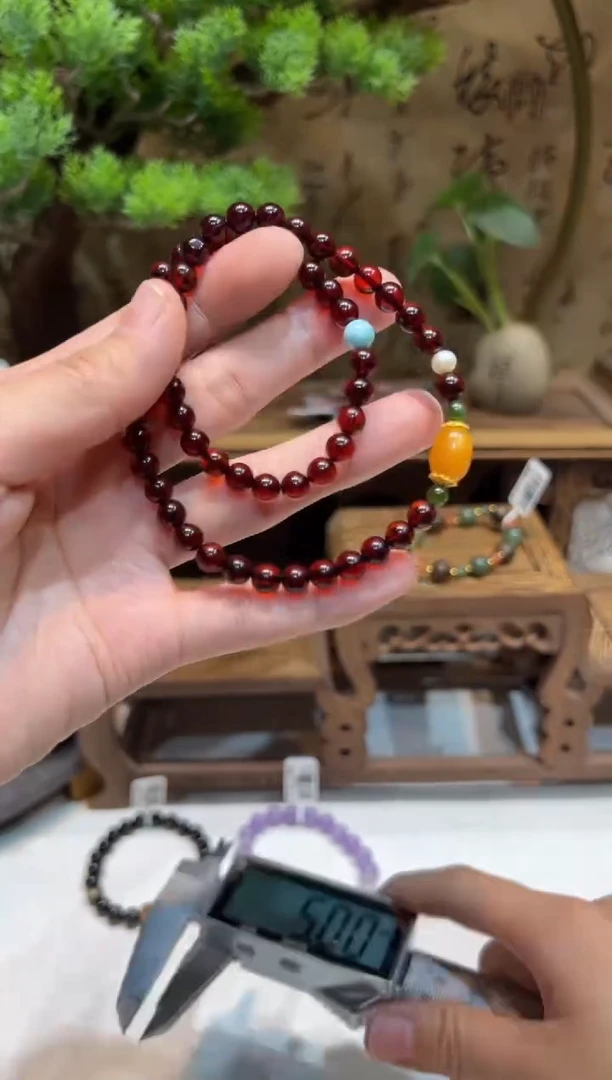 手链琥珀未镶嵌手饰@@