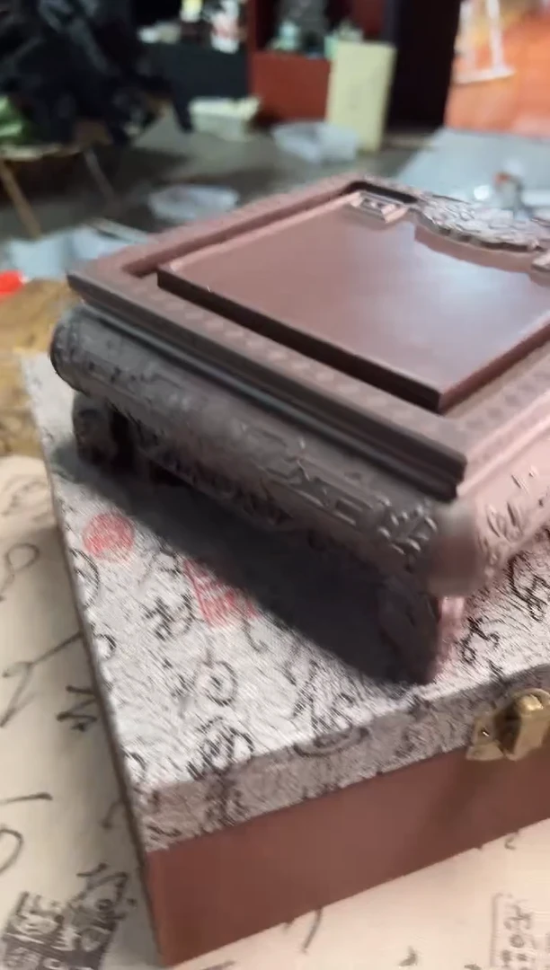瑞兽尊鼎砚省大师精雕