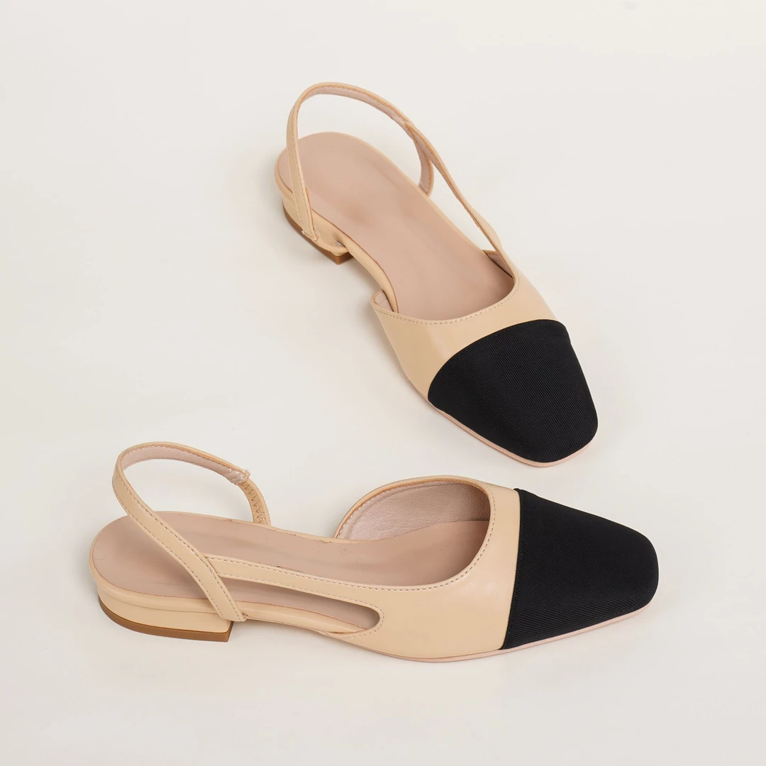 包头单鞋女2025年夏季新款百搭时尚凉鞋女外穿粗跟小方头女鞋子