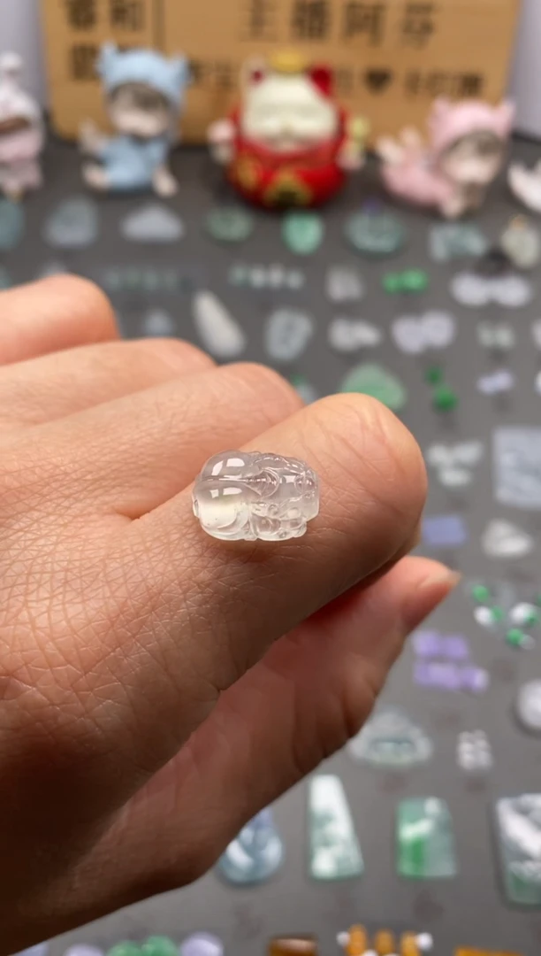 【闪购商品】翡翠颈饰未镶嵌冰貔貅/芬